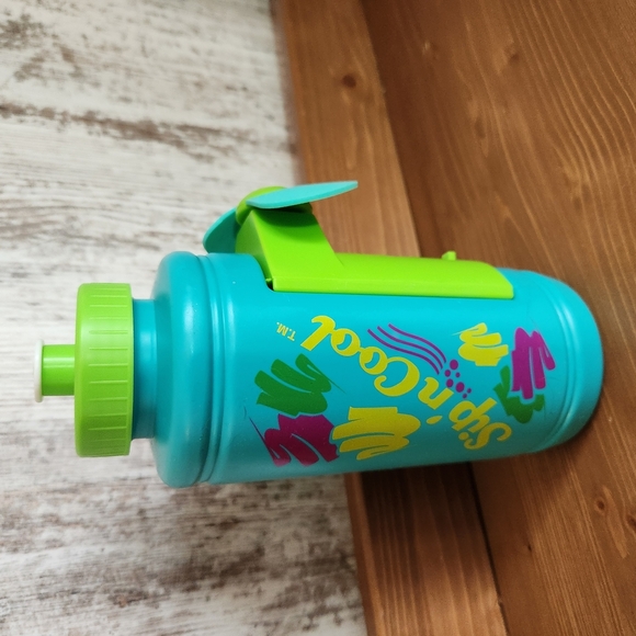 Vintage 1990s Sip n Cool Battery Operated Fan and Water Bottle Like New - Picture 7 of 7